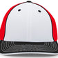 Pacific Headwear Trucker PacFlex Cap - White/Red/Black
