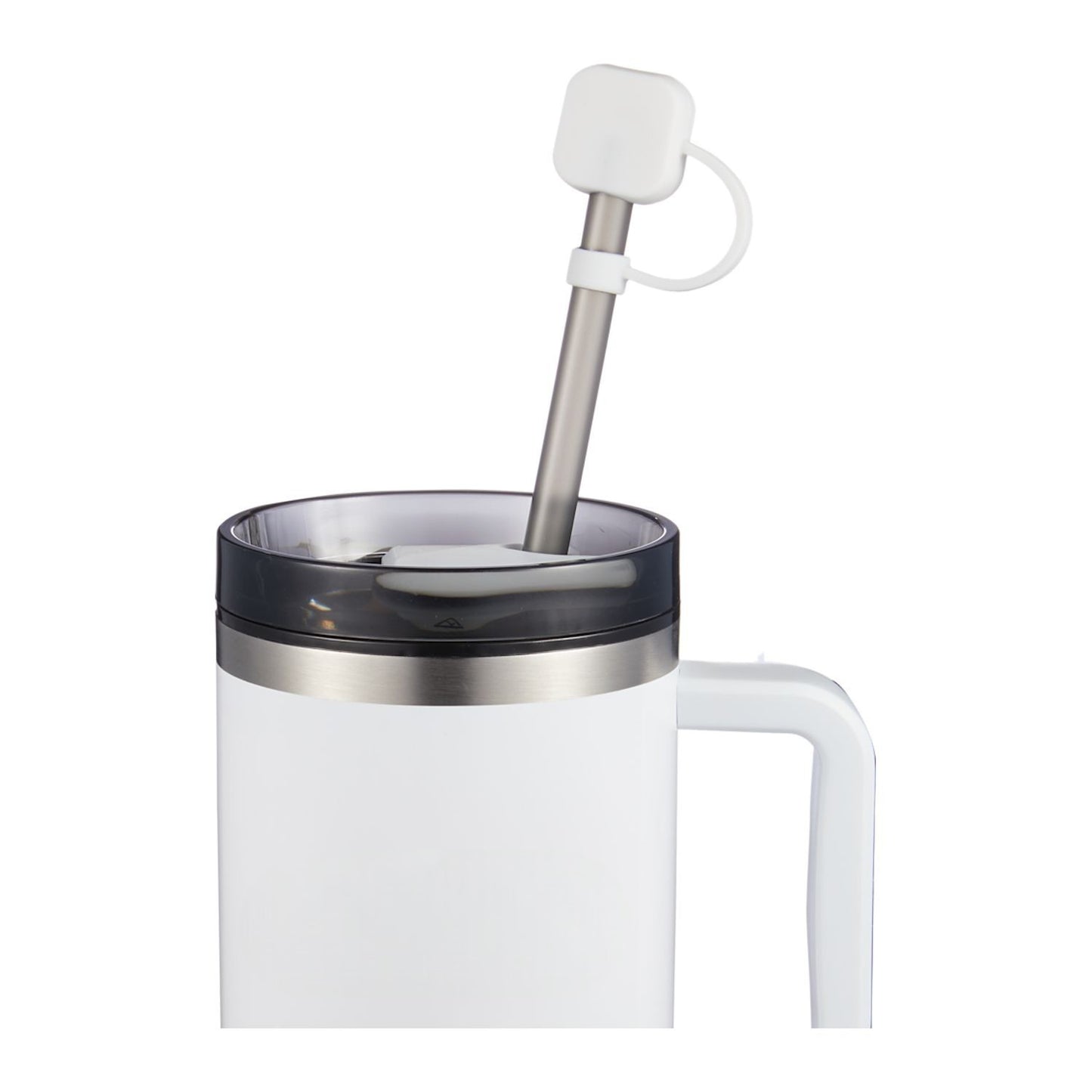 Silicone Straw Toppers - White
