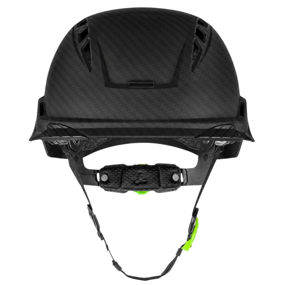 LIFT Safety HRX-22YC2 RADIX Vented Safety Helmet - Ratchet Suspension - Carbon Fiber