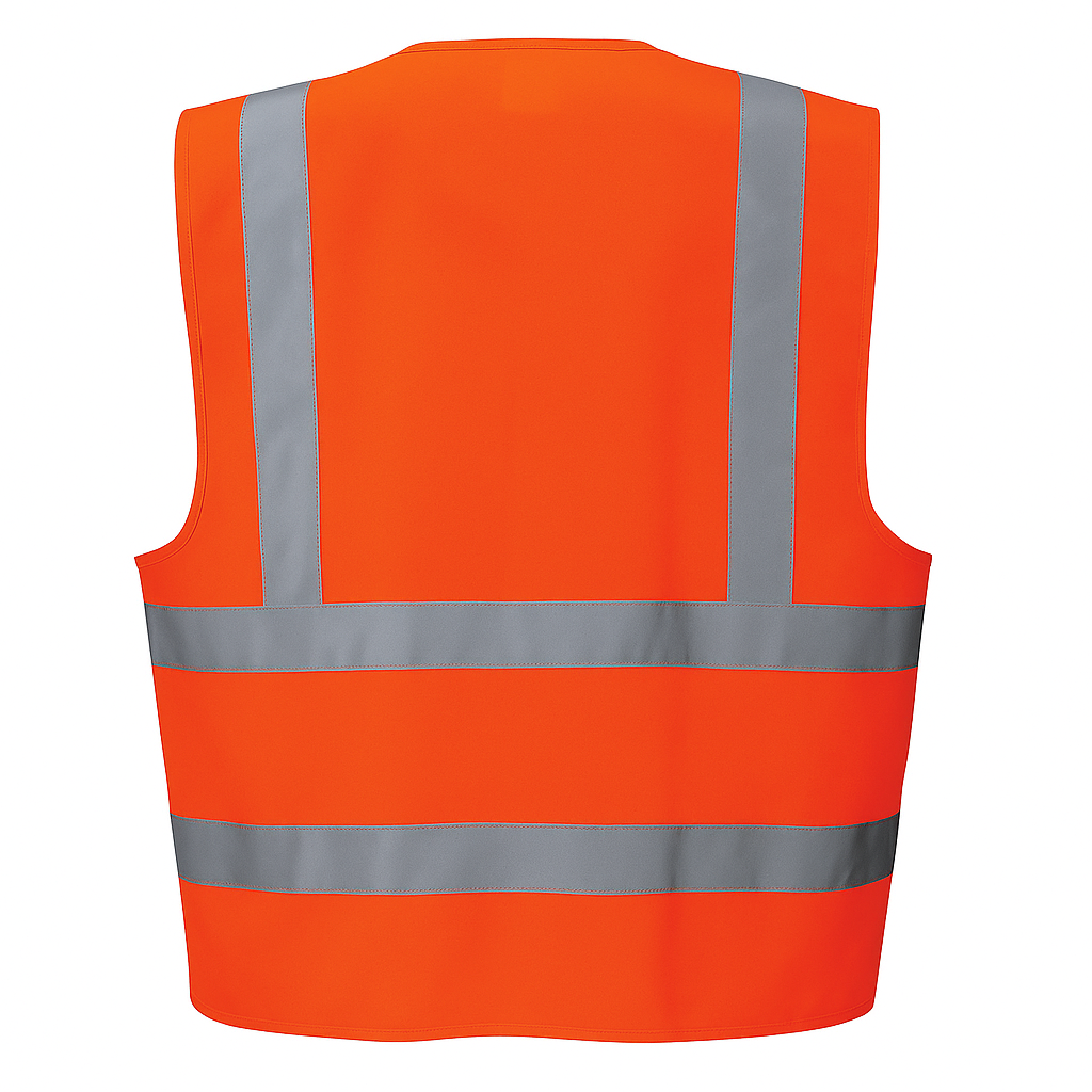 Portwest C470 Hi-Vis Two Band & Brace Safety Vest - Orange