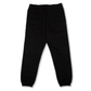 Premium Streetwear Cuffed Sweatpants - Black