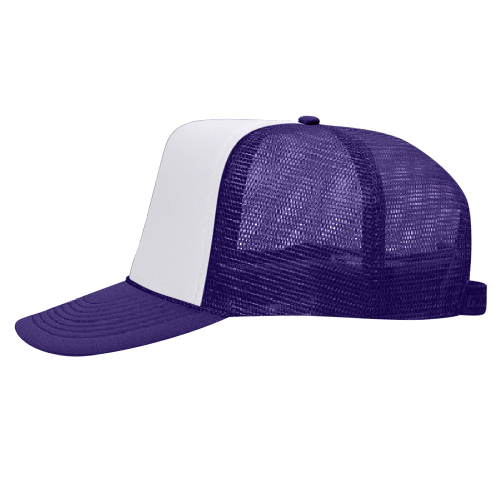 Classic Trucker Hat - Purple / White