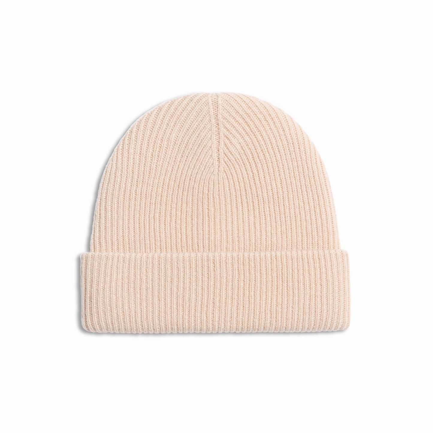 Cashmere Wool Beanie - Cream