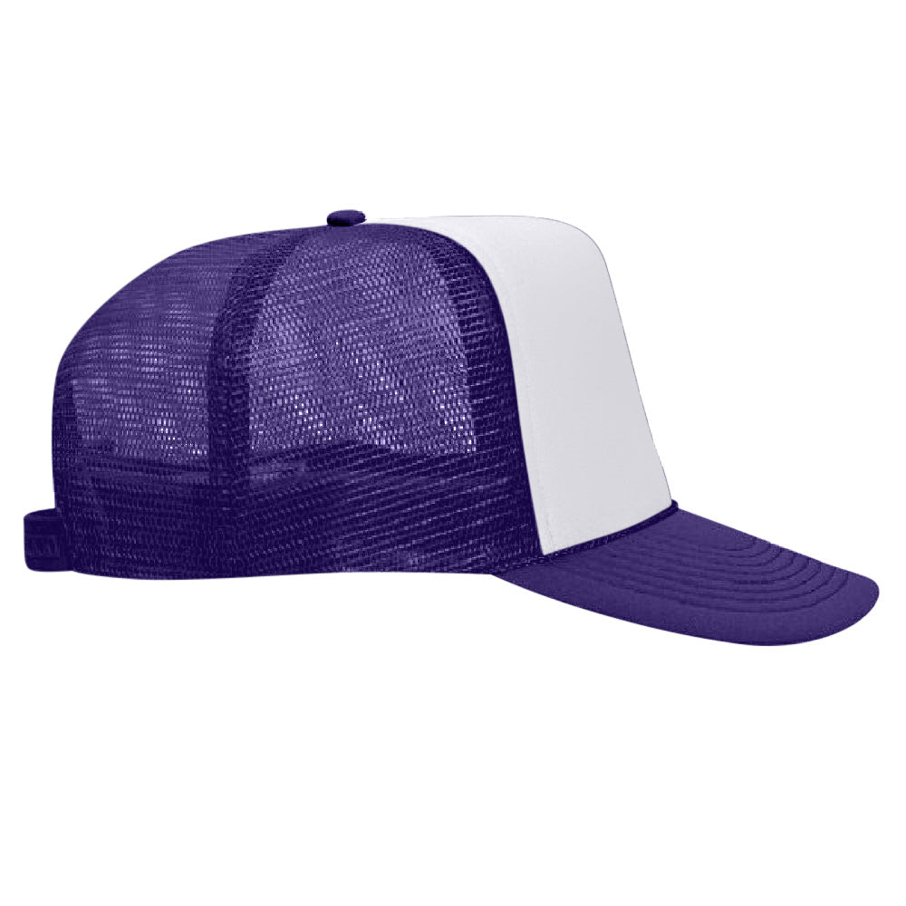 Classic Trucker Hat - Purple / White