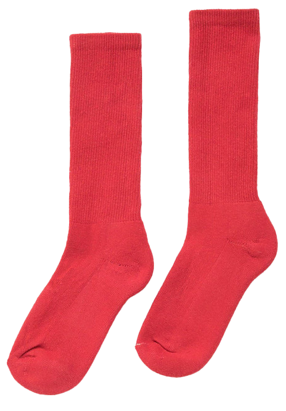 Everyday Unisex Socks - Red