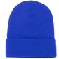 Classic Cuffed Knit Beanie - Cobalt Blue