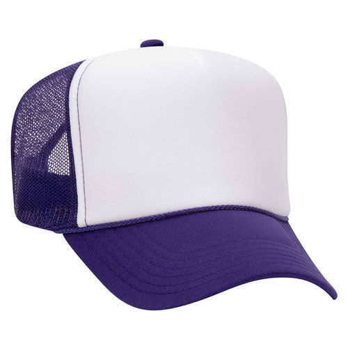Classic Trucker Hat - Purple / White